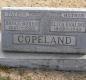OK, Grove, Olympus Cemetery, Headstone, Copeland Bruce Burns & Eliza Evaline 