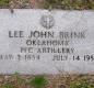 OK, Grove, Olympus Cemetery, Military Headstone, Brink, Lee John 