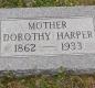 OK, Grove, Olympus Cemetery, Headstone, Harper, Dorothy 