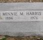 OK, Grove, Olympus Cemetery, Headstone, Harris, Minnie M.