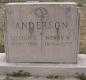 OK, Grove, Olympus Cemetery, Headstone, Anderson, Henry W. & Lillian E. 