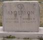 OK, Grove, Olympus Cemetery, Headstone, Anderson, Henry W. & Lillian E. 