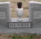 OK, Grove, Olympus Cemetery, Headstone, Henrie, William J. B. "Dr." & Agnes T. 
