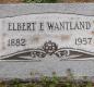OK, Grove, Olympus Cemetery, Wantland, Elbert F. Headstone