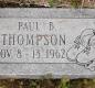 OK, Grove, Olympus Cemetery, Thompson, Paul B. Headstone