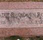 OK, Grove, Olympus Cemetery, Rock, Sadie Seabourn Headstone