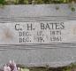 OK, Grove, Olympus Cemetery, Headstone, Bates, C. H. 