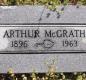 OK, Grove, Olympus Cemetery, Headstone, McGrath, Arthur 