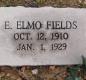 OK, Grove, Olympus Cemetery, Headstone, Fields, E. Elmo