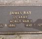 OK, Grove, Olympus Cemetery, Ray, James Military Headstone