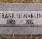 OK, Grove, Olympus Cemetery, Headstone, Martin, Frank D. 