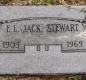 OK, Grove, Olympus Cemetery, Stewart, E. L. "Jack" Headstone