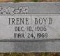 OK, Grove, Olympus Cemetery, Headstone, Boyd, Irene 