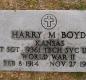 OK, Grove, Olympus Cemetery, Military Headstone, Boyd, Harry M. 
