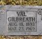 OK, Grove, Olympus Cemetery, Headstone, Gilbreath, Val 