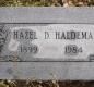 OK, Grove, Olympus Cemetery, Headstone, Haldeman, Hazel D. 