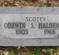 OK, Grove, Olympus Cemetery, Headstone, Haldeman, Corwin S. "Scotty"
