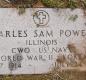 OK, Grove, Olympus Cemetery, Powers, Charles Sam Military Headstone