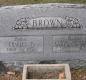 OK, Grove, Olympus Cemetery, Brown, Charles B. & Kate (Westenhaver) Headstone