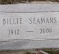 OK, Grove, Olympus Cemetery, Seamans, Billie Headstone