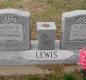 OK, Grove, Olympus Cemetery, Lewis, Mattie K. & W. Henry Headstone