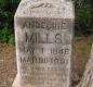 OK, Grove, Olympus Cemetery, Mills, Angeline Headstone