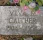 OK, Grove, Olympus Cemetery, Gaither, Viva M. Headstone