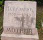 OK, Grove, Olympus Cemetery, Payne, Lucy Headstone