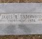 OK, Grove, Olympus Cemetery, Underwood, James R. Headstone