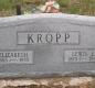 OK, Grove, Olympus Cemetery, Kropp, Lewis E. & Elizabeth Headstone