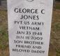 OK, Grove, Olympus Cemetery, Jones, George C. Military Headstone