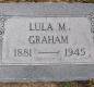 OK, Grove, Olympus Cemetery, Graham, Lula M. Headstone