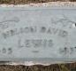 OK, Grove, Olympus Cemetery, Lewis, Nelson David Headstone