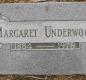 OK, Grove, Olympus Cemetery, Underwood, Margaret Headstone