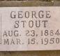 OK, Grove, Olympus Cemetery, Stout, George Headstone
