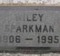OK, Grove, Olympus Cemetery, Sparkman, Wiley Headstone