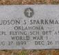 OK, Grove, Olympus Cemetery, Sparkman, Hudson S. Military Headstone