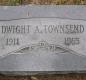 OK, Grove, Olympus Cemetery, Townsend, Dwight A. Headstone