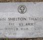 OK, Grove, Olympus Cemetery, Thatcher, John Shelton Military Headstone