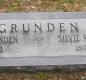 OK, Grove, Olympus Cemetery, Grunden, John E. & Silvie M. Headstone