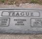 OK, Grove, Olympus Cemetery, Teague, Lillie L. & Wm. Walter Headstone