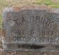 OK, Grove, Olympus Cemetery, Brink, T. A. Headstone