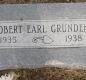 OK, Grove, Olympus Cemetery, Grunden, Robert Earl Headstone