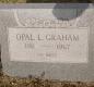 OK, Grove, Olympus Cemetery, Graham, Opal L. Headstone