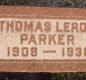 OK, Grove, Olympus Cemetery, Parker, Thomas Leroy Headstone