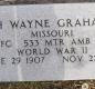 OK, Grove, Olympus Cemetery, Graham, H. Wayne Military Headstone