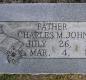 OK, Grove, Olympus Cemetery, Johnson, Charles M. Headstone