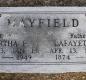 OK, Grove, Olympus Cemetery, Mayfield, Lafayette F. & Bertha F. Headstone