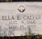 OK, Grove, Olympus Cemetery, Calfee, Ella E. Headstone