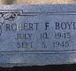 OK, Grove, Olympus Cemetery, Boyd, Robert F. Headstone